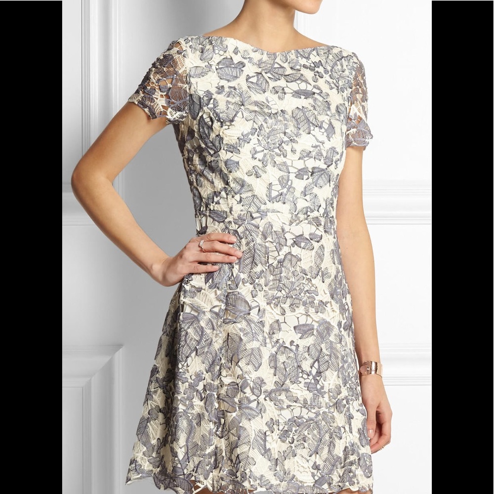 Tory Burch Summer Guipure Lace Mini Dress